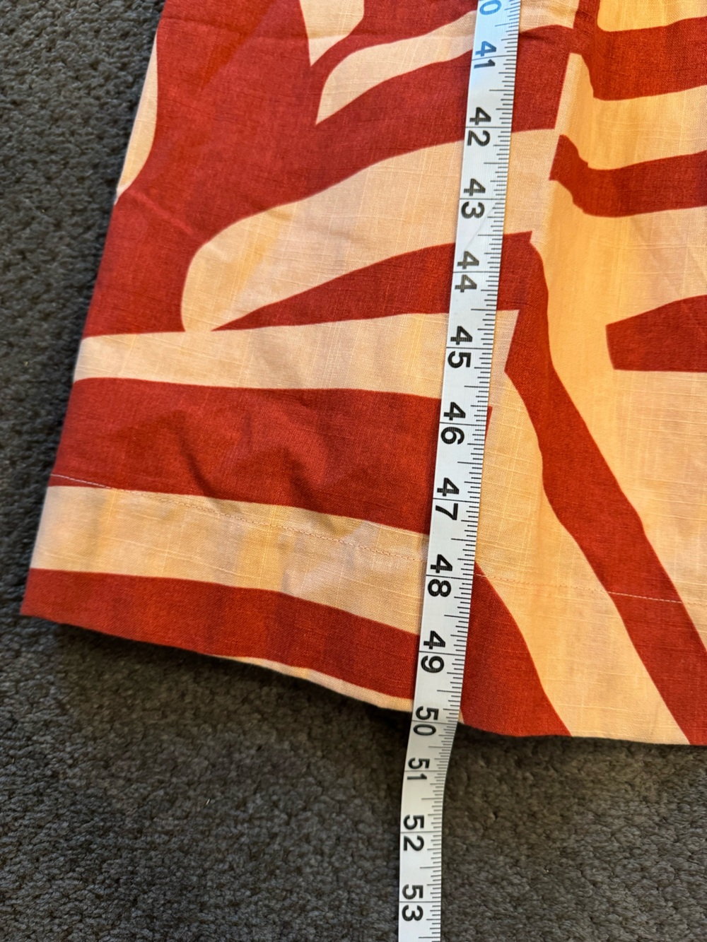 Mon Renn Surreal midi dress NWT distinctive Tropico print in rust and sand color - Picture 10 of 10
